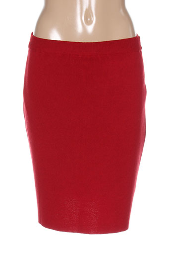 luisa ferri jupes femme de couleur rouge