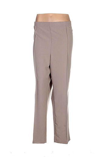 griffon pantalons femme de couleur beige