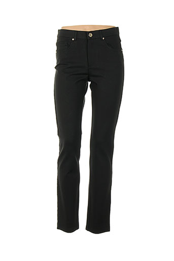 lcdn pantalons femme de couleur noir