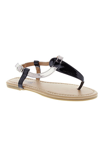 cassis cote d'azur chaussures fille de couleur noir