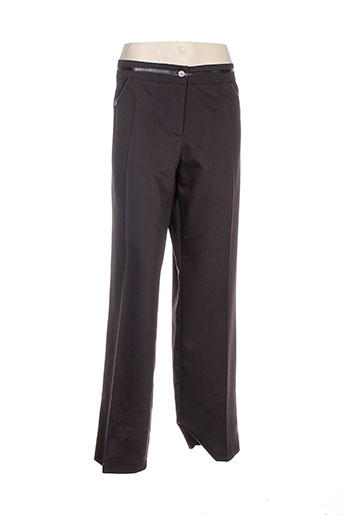 renatto bene pantalons femme de couleur marron