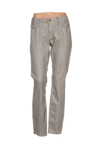 mexx pantalons femme de couleur vert