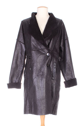 Noir Manteaux Femme Lahoya De Filipine Couleur HwAxXqw7