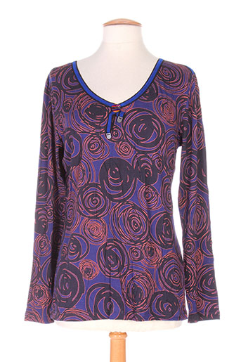 lo! les filles t-shirts femme de couleur bleu