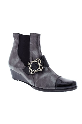 un tour en ville chaussures femme de couleur gris