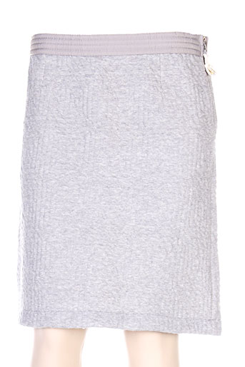 lo! les filles jupes femme de couleur gris