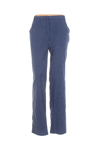griffon pantalons femme de couleur bleu