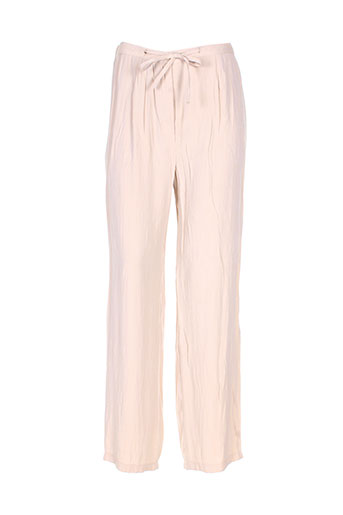 griffon pantalons femme de couleur beige