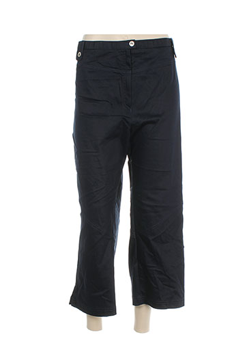 christian marry pantacourts femme de couleur bleu