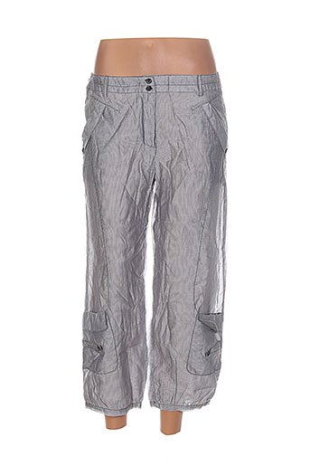l33 pantacourts femme de couleur gris