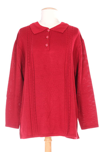 20 et 20 col et chemisier femme de couleur rouge (photo) 20 et 20 col et chemisier femme de couleur rouge (photo)