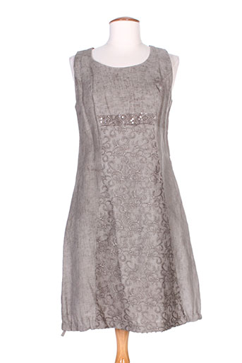coco menthe robes femme de couleur gris