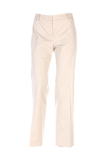 maxmara pantalons femme de couleur beige