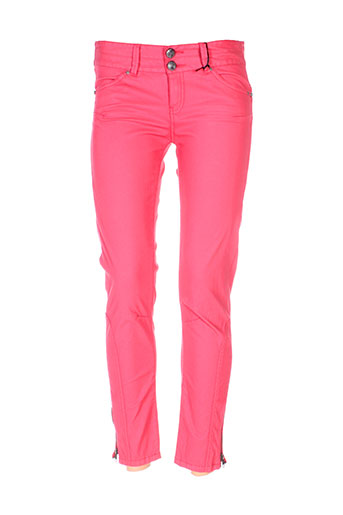 ddp pantacourts femme de couleur rouge