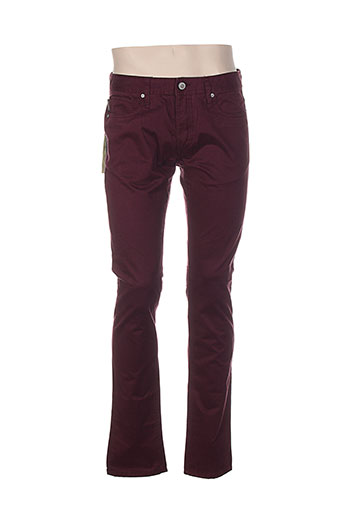 jack EFFI_CHAR_1 jones pantalons homme de couleur rouge