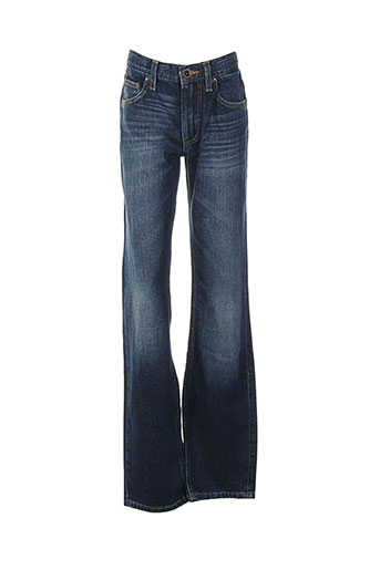 teddy smith jeans fille de couleur bleu