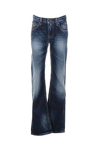 teddy smith jeans fille de couleur bleu