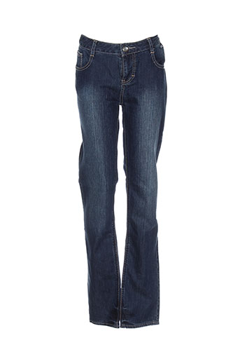ddp jeans fille de couleur bleu
