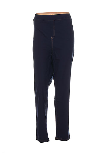 piment rouge pantalons femme de couleur bleu