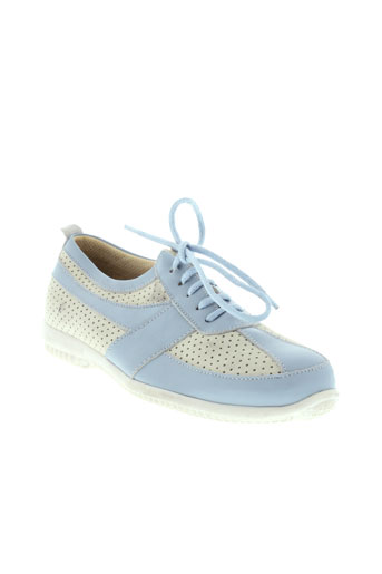 trussardi jeans chaussures femme de couleur bleu