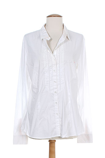 guess chemises femme de couleur blanc