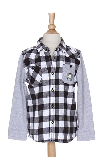 tuc tuc chemises garçon de couleur gris