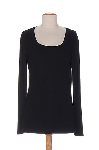 alan red t-shirts femme de couleur noir