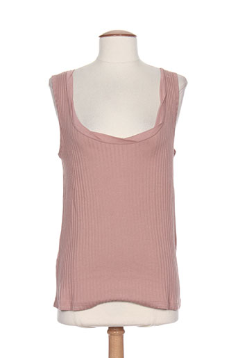 cannisse t-shirts femme de couleur rose