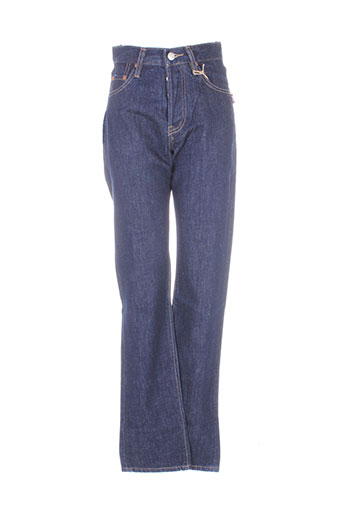 chefdeville jeans femme de couleur bleu