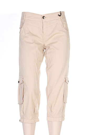 ddp pantacourts femme de couleur beige