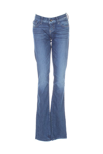 guess jeans femme de couleur bleu