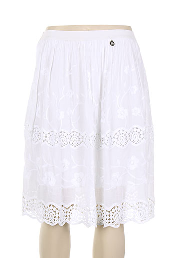 blanc boheme jupes femme de couleur blanc