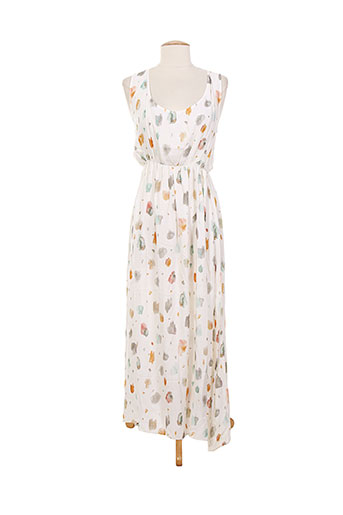 blanc boheme robes femme de couleur blanc
