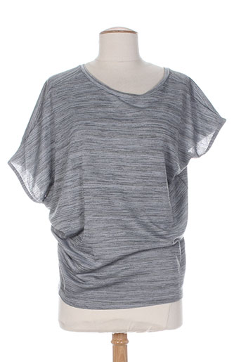 blanc boheme t-shirts femme de couleur gris