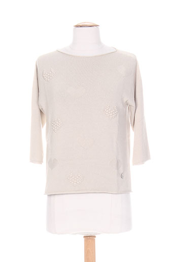 blanc boheme pulls femme de couleur beige
