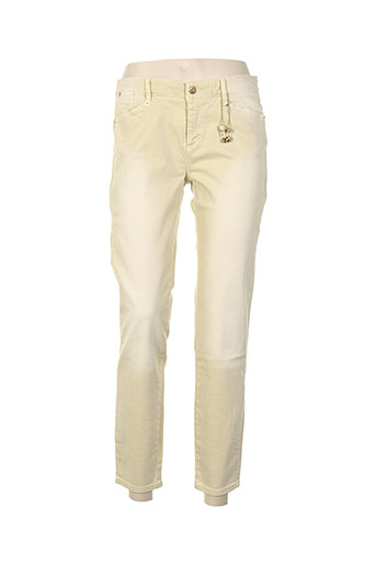 ikks pantacourts femme de couleur beige