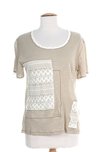 jean delfin chemises femme de couleur beige