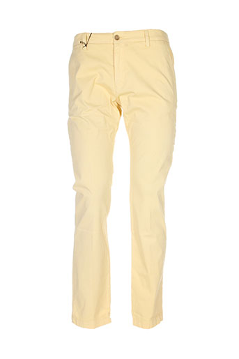 trussardi jeans pantalons femme de couleur jaune
