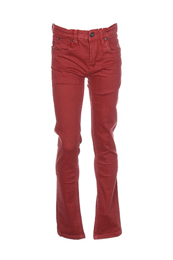 garcia pantalons fille de couleur rouge