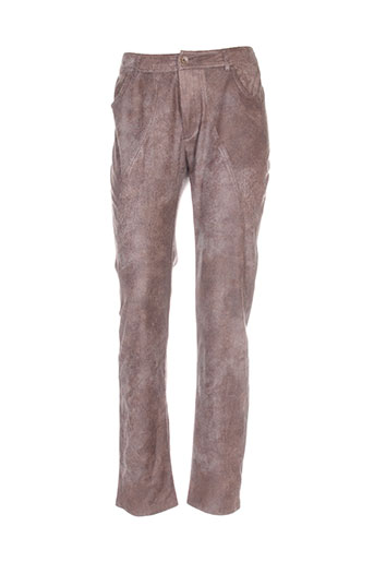 rivieres de lune pantalons femme de couleur marron