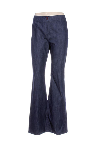 weill pantalons femme de couleur bleu