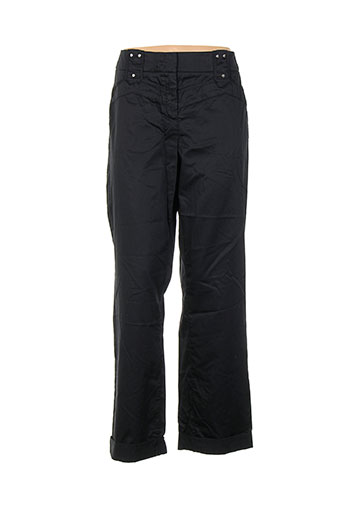 sportmax pantalons femme de couleur noir