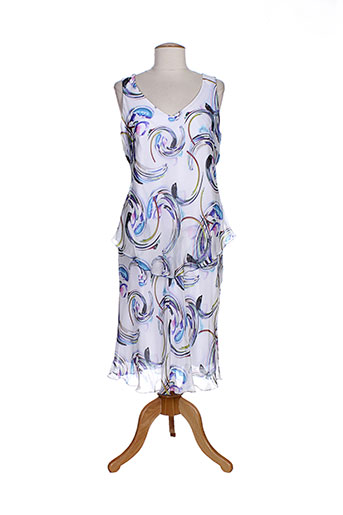 jean delfin robes femme de couleur blanc