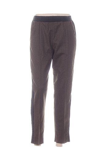 sportmax pantalons femme de couleur vert