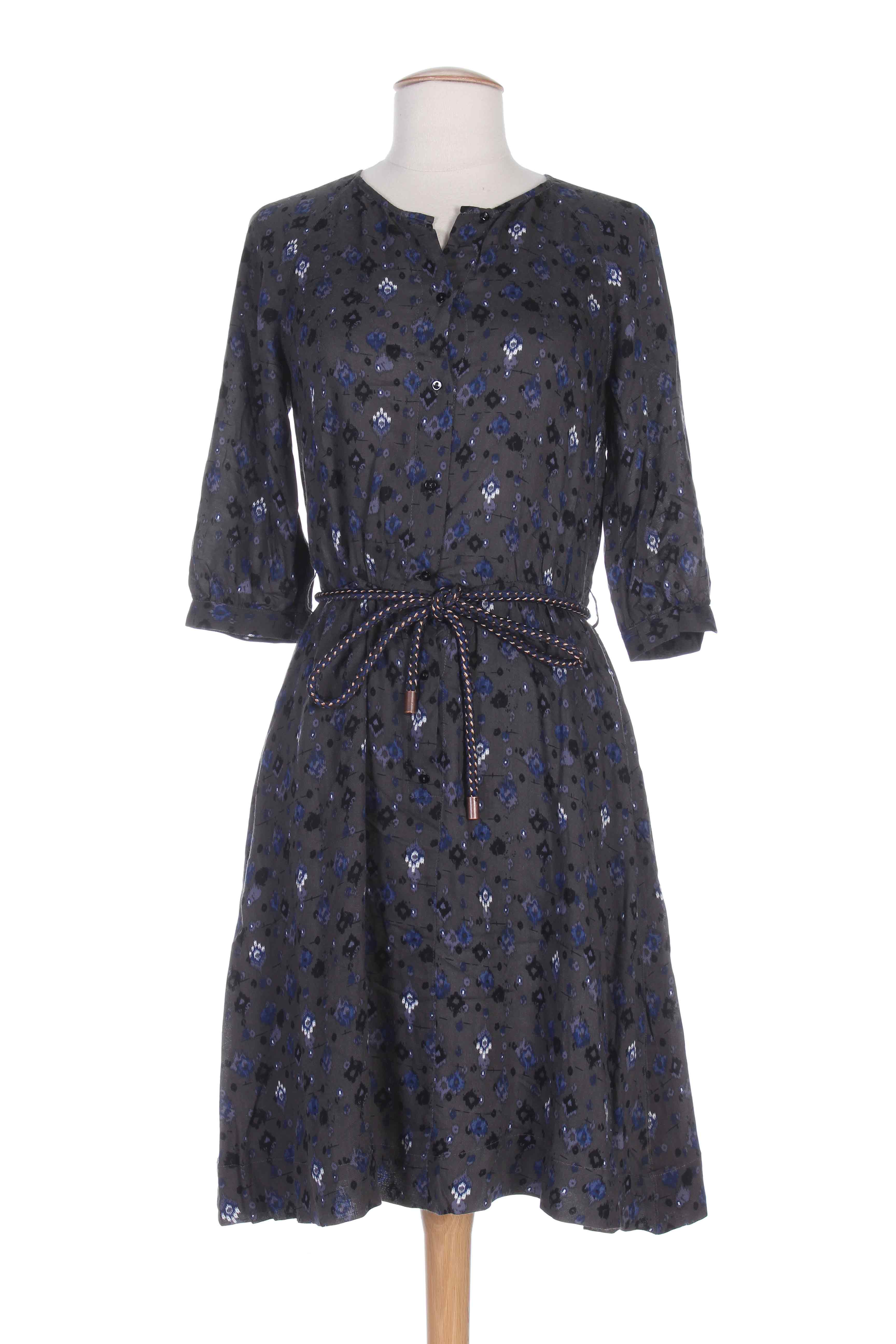 Sessun Robes Mi Longues Femme De Couleur Gris En Soldes ...