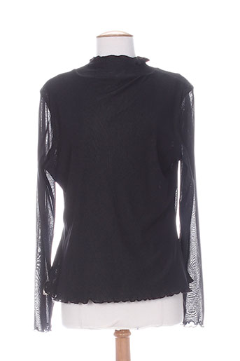 coco menthe chemises femme de couleur noir