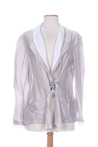 carole richard vestes femme de couleur gris