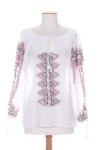 charlie joe chemises femme de couleur blanc
