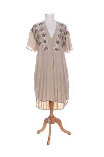 charlie joe robes femme de couleur beige