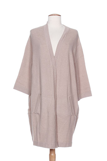 charlie joe gilets femme de couleur beige